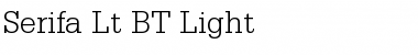 Download Serifa Lt BT Light Font