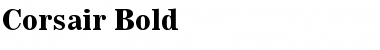 Download Corsair Bold Font Title Preview