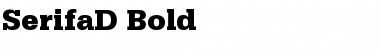 Download SerifaD Bold Font