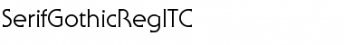 Download SerifGothicRegITC Medium Font