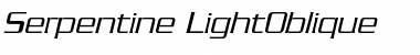 Download Serpentine-LightOblique Font
