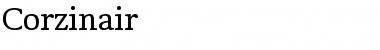Download Corzinair Regular Font Title Preview