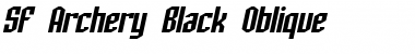 Download SF Archery Black Font