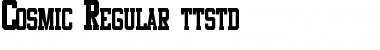 Download Cosmic Regular Font Title Preview
