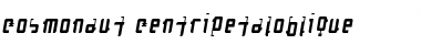 Download Cosmonaut CentripetalOblique Font Title Preview
