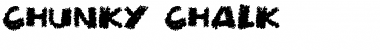 Download Chunky Chalk Regular Font Title Preview