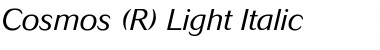 Download Cosmos BQ Italic Font Title Preview