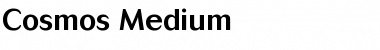 Download Cosmos Bold Font Title Preview