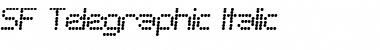 Download SF Telegraphic Italic Font Title Preview