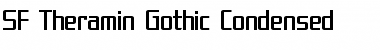 Download SF Theramin Gothic Condensed Regular Font Title Preview