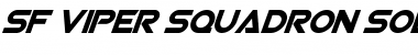 Download Viper Squadron Solid Italic Font Title Preview