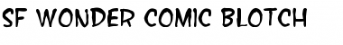 Download SF Wonder Comic Blotch Regular Font Title Preview