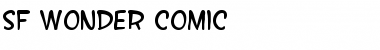 Download SF Wonder Comic Regular Font Title Preview