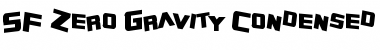 Download SF Zero Gravity Condensed Bold Font Title Preview