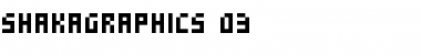 Download SHAKAGRAPHICS 03 Font Title Preview