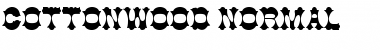 Download Cottonwood-Normal Regular Font Title Preview