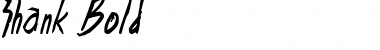 Download Shank Bold Font Title Preview