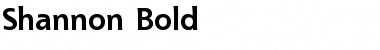 Download Shannon Bold Font Title Preview