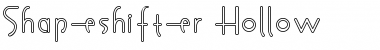 Download Shapeshifter Hollow Regular Font Title Preview