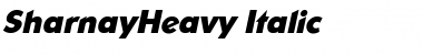 Download SharnayHeavy Font