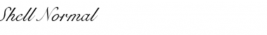 Download Shell Normal Font Title Preview