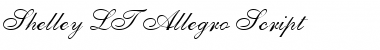 Download Shelley LT AllegroScript Regular Font Title Preview