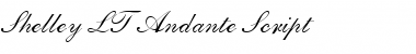 Download Shelley LT AndanteScript Regular Font Title Preview
