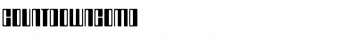 Download CountdownComD Regular Font Title Preview