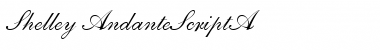 Download Shelley-AndanteScript A Font Title Preview