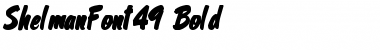 Download ShelmanFont49 Bold Font Title Preview