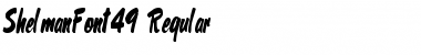 Download ShelmanFont49 Regular Font Title Preview