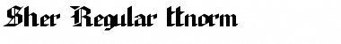 Download Sher Regular Font Title Preview