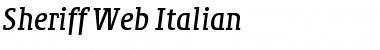 Download Sheriff Web-Italian Regular Font Title Preview