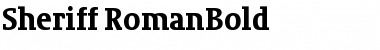 Download Sheriff Roman Bold Font Title Preview