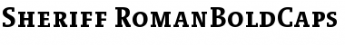 Download SheriffCaps Bold Font Title Preview