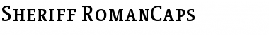 Download SheriffCaps Roman Font Title Preview