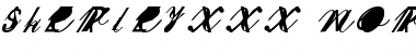 Download SherleyXXX Normal Font Title Preview