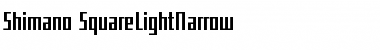 Download Shimano Regular Font