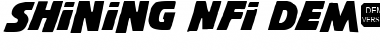 Download Shining NFI Demo Regular Font Title Preview