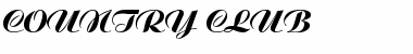 Download COUNTRY CLUB Regular Font Title Preview