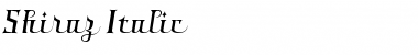 Download Shiraz Regular Font Title Preview