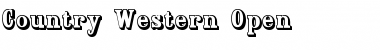 Download Country Western Open Regular Font Title Preview