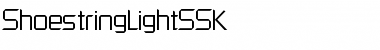 Download ShoestringLightSSK Regular Font Title Preview