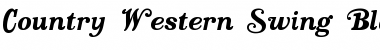 Download Country Western Swing Black Regular Font Title Preview