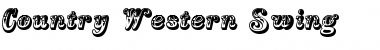 Download Country Western Swing Regular Font Title Preview