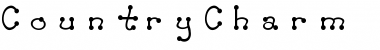 Download CountryCharm Regular Font Title Preview