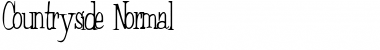 Download Countryside Normal Font Title Preview
