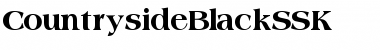 Download CountrysideBlackSSK Regular Font Title Preview