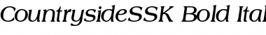 Download CountrysideSSK Bold Italic Font Title Preview