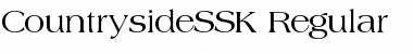 Download CountrysideSSK Regular Font Title Preview